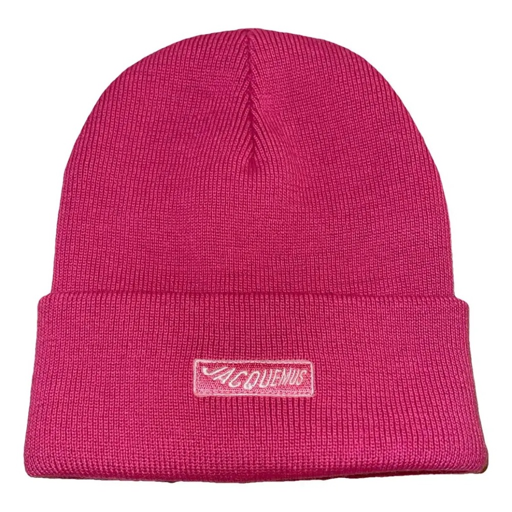 Jacquemus Pink Wool Beanie